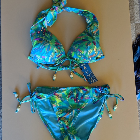 ❌ SOLD ❌ La Vie En Rose Bikini S/M - Picture 1 of 3